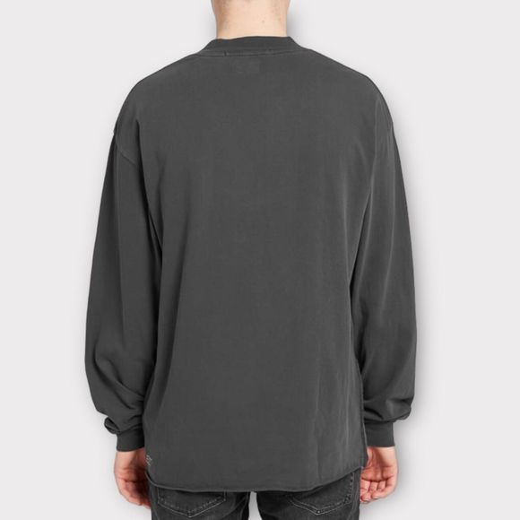 Ksubi Men's 2XL Gray Crew Neck T Shirt Long Sleeve Embroidered Logo LIMITED - Picture 2 of 16